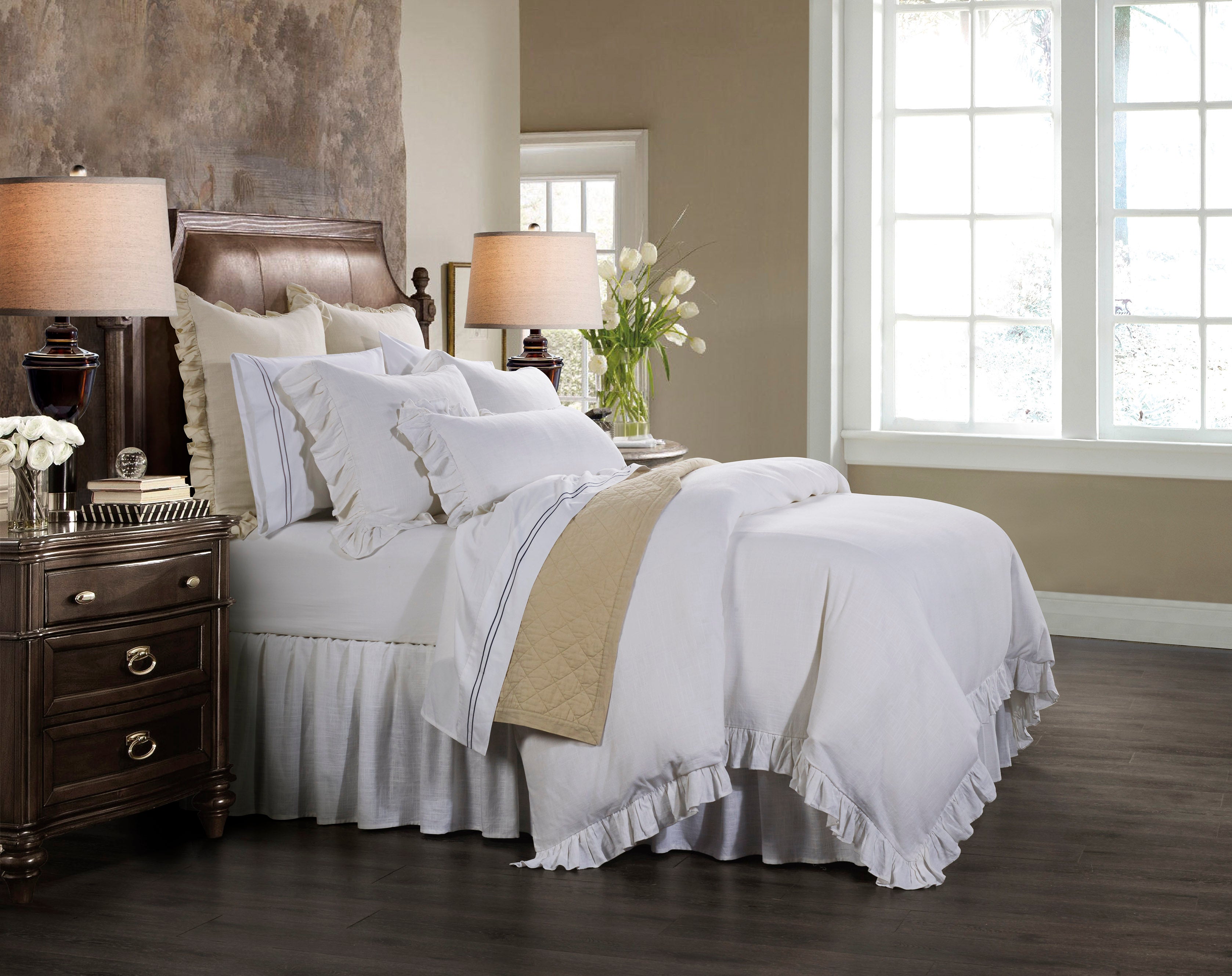 HiEnd Accents Chenille Herringbone Comforter Mini Set - Queen