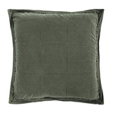 Stonewashed Cotton Canvas Euro Sham