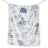 Farm Life Campfire Sherpa Throw