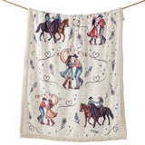 Rodeo Nights Campfire Sherpa Throw
