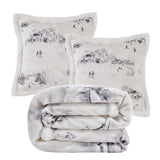 Ski Life Campfire Sherpa Throw
