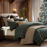 Windowpane Plaid Bedding Set