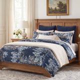 Provence Washed Linen Blend Bedding Set