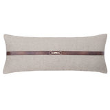 Herringbone Buckle Detailed Lumbar Pillow