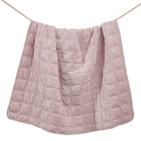 Stella Faux Silk Velvet Double Box Stitch Throw