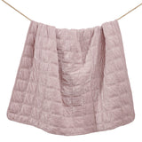 Stella Faux Silk Velvet Double Box Stitch Throw
