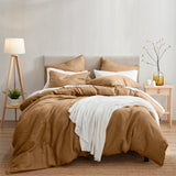 100% European Flax Linen Duvet Cover Set