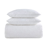 Camellia Paisley Matelasse Bedding Set