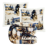 Acadia Campfire Sherpa Throw