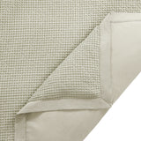 Stonewashed Cotton Waffle Weave Coverlet