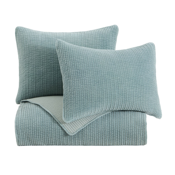 Stonewashed Cotton Velvet Quilt