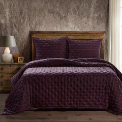 Stella velvet in Dark Violet