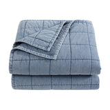 Stonewashed Denim Quilt Set