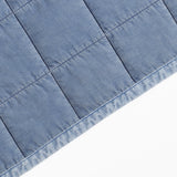 Stonewashed Denim Quilt Set