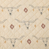Maverick Longhorns Reversible Quilt Set