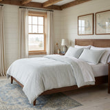 Reyes 100% Slub Linen Stripe Duvet Cover Set