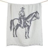 Lone Rider Chenille Jacquard Throw