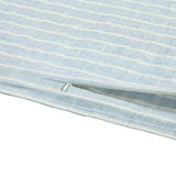 Larkspur 100% Slub Linen Prairie Stripe Duvet Cover Set