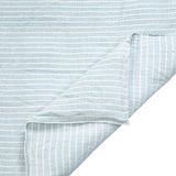 Larkspur 100% Slub Linen Prairie Stripe Duvet Cover Set
