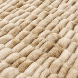 Ruched Rabbit Double-Sided Throw