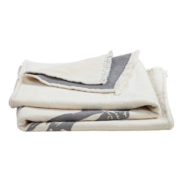 Bucking Bronco Chenille Jacquard Throw