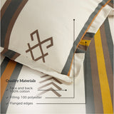 Toluca Canvas Bedding Set Comforter / Duvet Cover