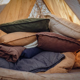 Stonewashed Cotton Canvas Coverlet Coverlet