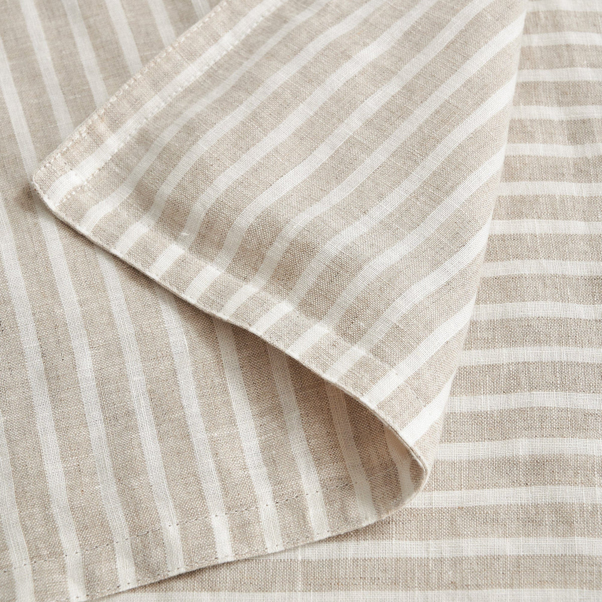 100% European Flax Linen โ pure flax, lived-in texture