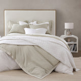 Stonewashed Cotton Waffle Weave Duvet Cover Duvet Cover Set / Super Queen / Light Tan Duvet Cover
