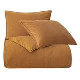 Stonewashed Cotton Canvas Duvet Cover Set Duvet Cover