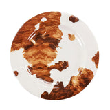 Elsa Cowhide Design 14PC Melamine Dinnerware Set