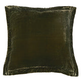 Stella Faux Silk Velvet Flanged Euro Sham Euro Sham