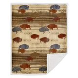 Home on the Range Campfire Sherpa Throw