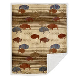 Home on the Range Campfire Sherpa Throw