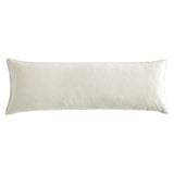 Stonewashed Cotton Canvas Long Lumbar Pillow Natural Pillow