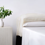 Stella Faux Silk Velvet Waterfall Pillowcase Set Pillow Shams & Euro Shams