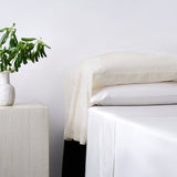 Stella Faux Silk Velvet Waterfall Pillowcase Set Pillow Shams & Euro Shams