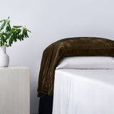 Stella Faux Silk Velvet Waterfall Pillowcase Set Pillow Shams & Euro Shams