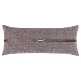 Tweed Buckle Detailed Lumbar Pillow Pillow