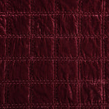 Stella Faux Silk Velvet Double Box Stitch Quilt Set Quilt