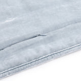 Stella Faux Silk Velvet Double Box Stitch Quilt Set Quilt