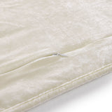 Stella Faux Silk Velvet Double Box Stitch Quilt Set Quilt