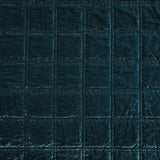 Stella Faux Silk Velvet Double Box Stitch Quilt Set Quilt