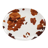 Elsa Cowhide Melamine Serving Platter Serving Platter