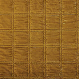 Stella Faux Silk Double Box Stitch Swatch Saffron Swatch