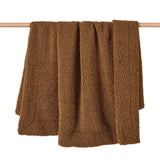 Teddy Throw Blanket 50"W x 60"L / Umber Throw