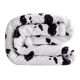 Elsa Cowhide Campfire Sherpa Throw Throw