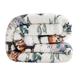 Ranch Life Western Toile Campfire Sherpa Throw Throw
