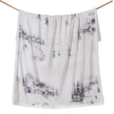 Ski Toile Campfire Sherpa Throw, 6 MOQ Throw