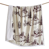 White Pine Campfire Sherpa Throw, 6 MOQ Throw